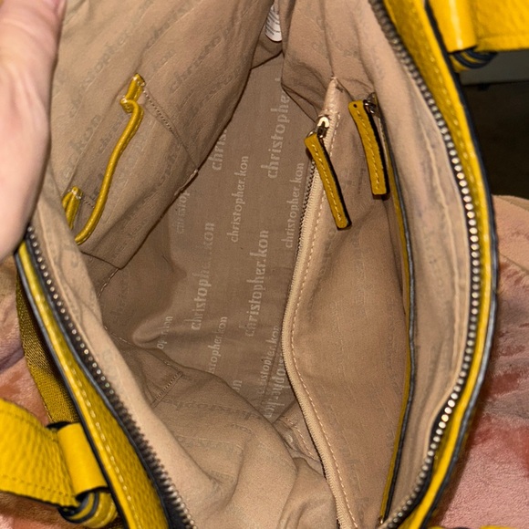 Christopher Kon Mustard Yellow Leather Bag - Picture 11 of 16